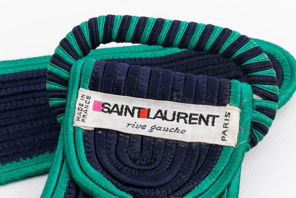 Yves Saint Laurent passementerie belt