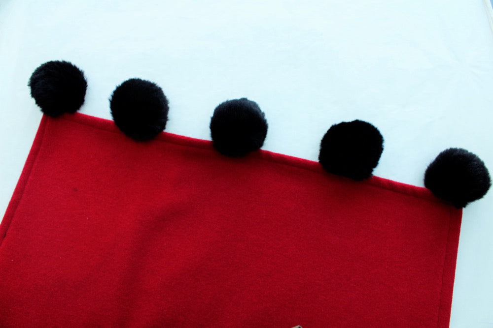 Echarpe rouge Yves Saint Laurent