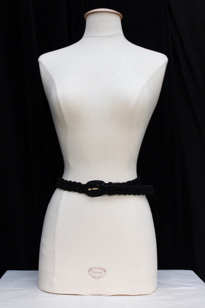 Belt in black passementerie