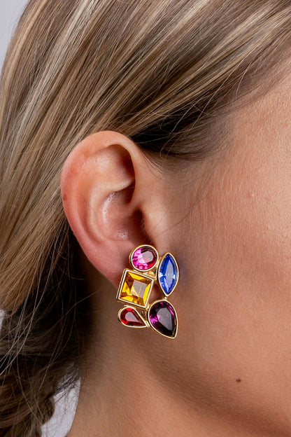 Yves Saint Laurent multicolor earrings