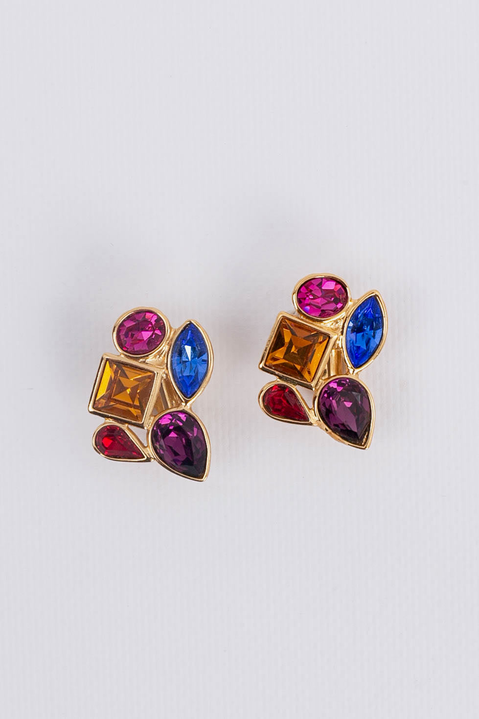 Yves Saint Laurent multicolor earrings