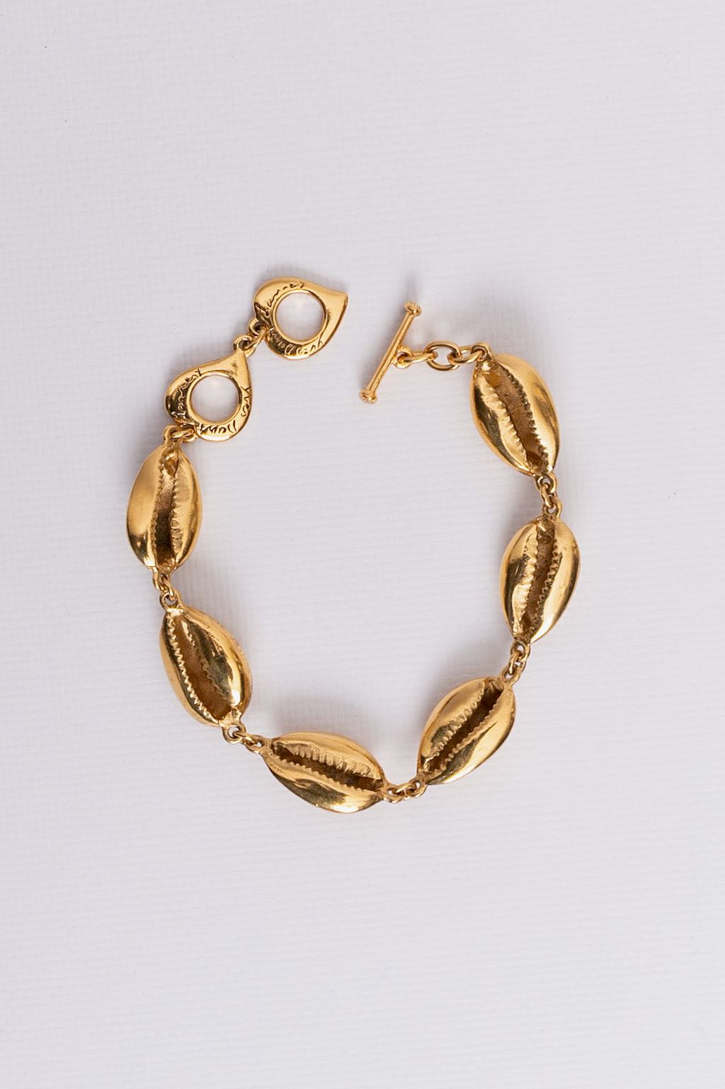 Yves Saint Laurent shell bracelet