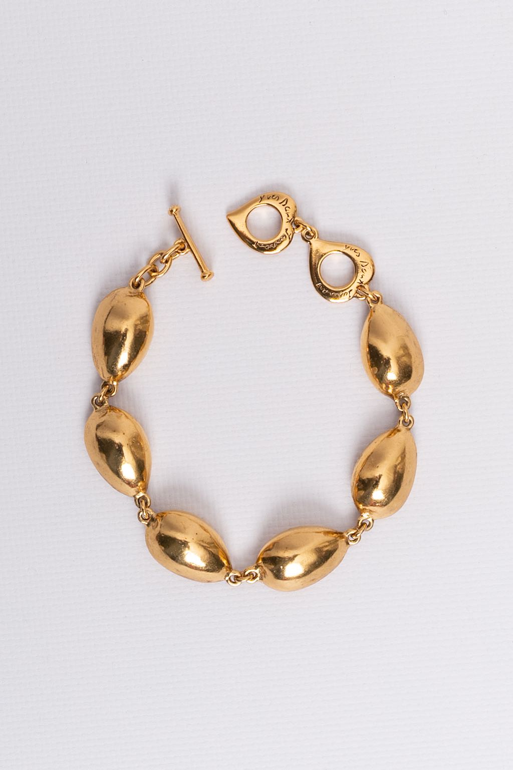Yves Saint Laurent shell bracelet