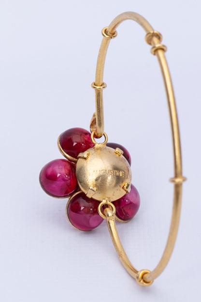 Augustine thin bracelet with flower