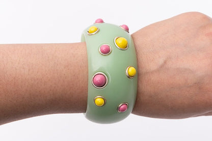 Bracelet vert Isaky