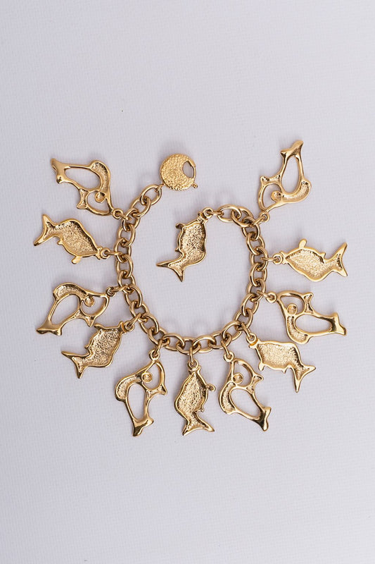 Yves Saint Laurent fishes bracelet