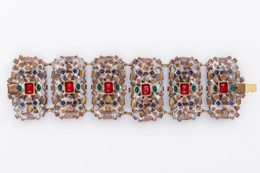 Bracelet de strass multicolores