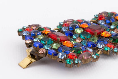 Bracelet de strass multicolores