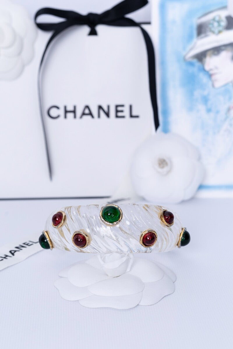 Bracelet en lucite Chanel 1980s