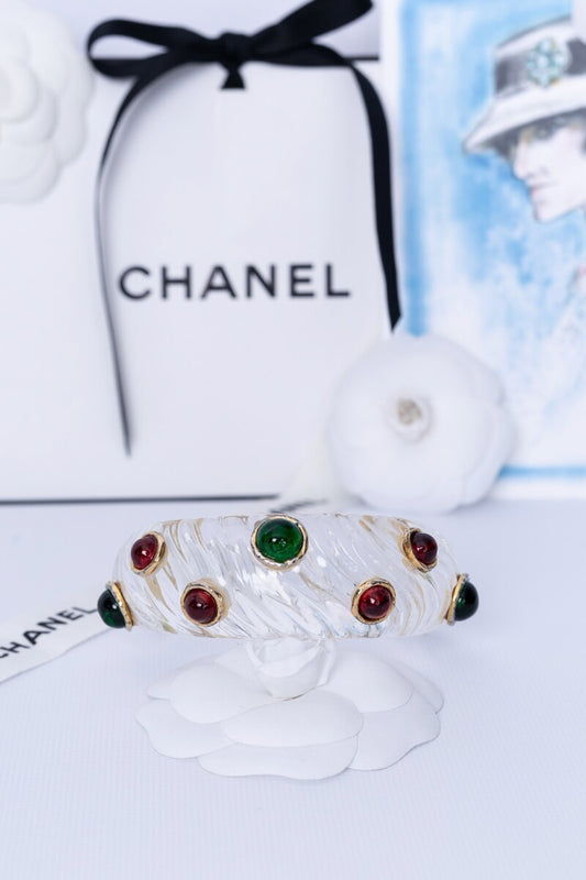 Chanel lucite bracelet, 1980s