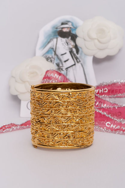 Chanel baroque cuff bracelet