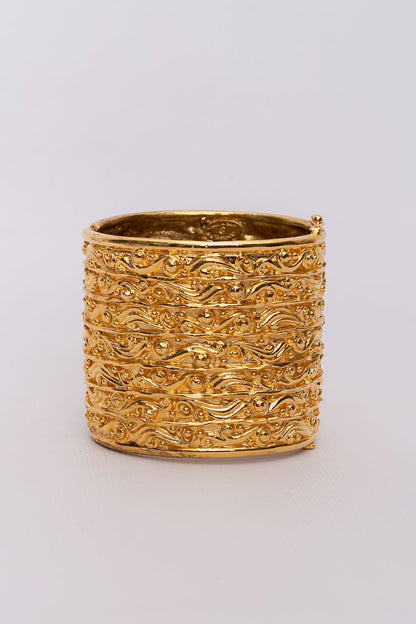 Chanel baroque cuff bracelet