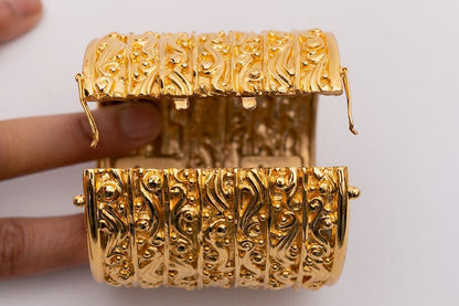 Chanel baroque cuff bracelet