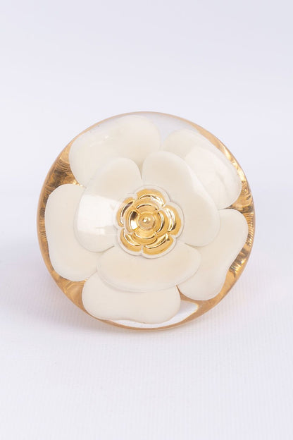 Chanel flower cuff bracelet