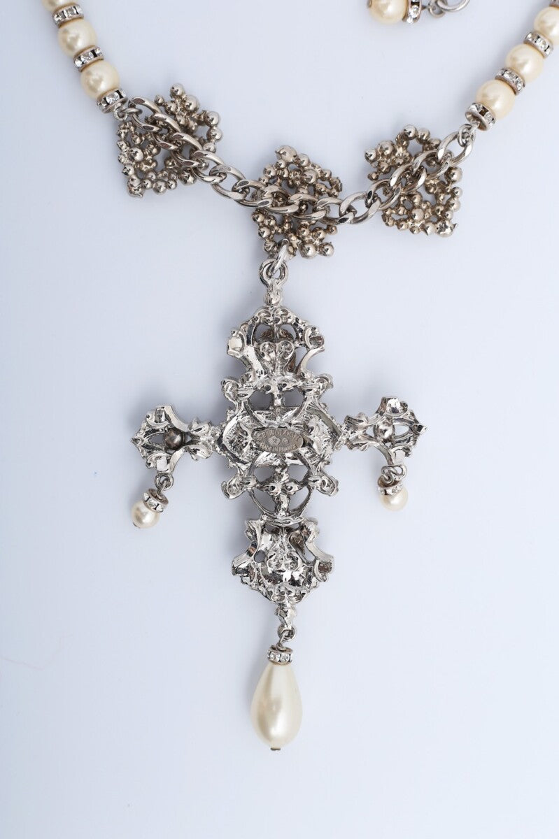 Serge-Eric Woloch necklace with cross pendant