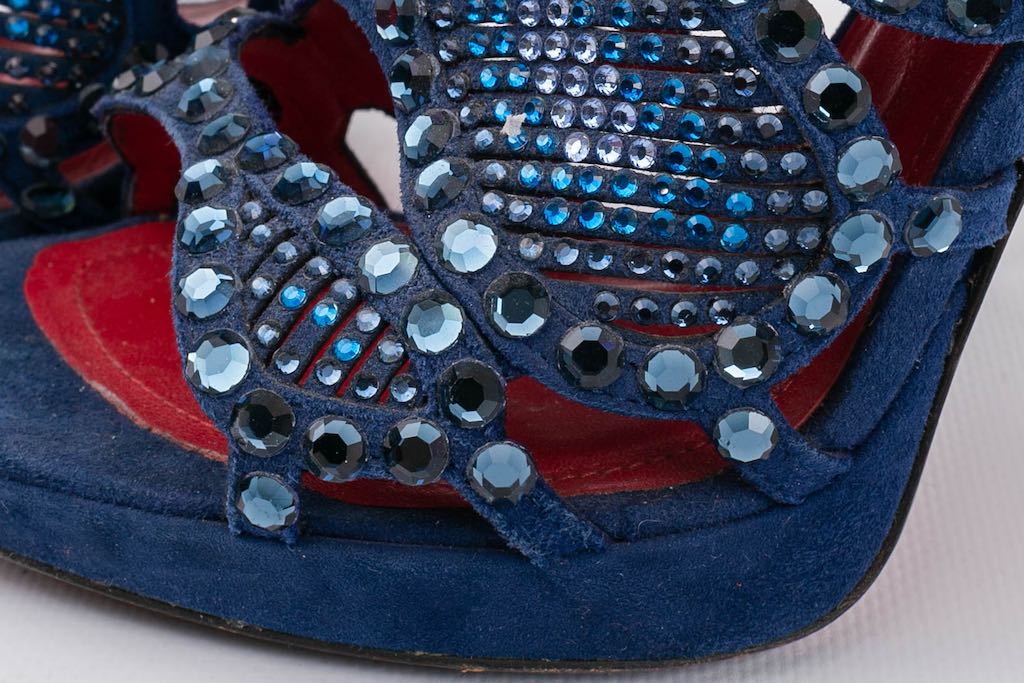 Escarpins bleus Cesare Paciotti