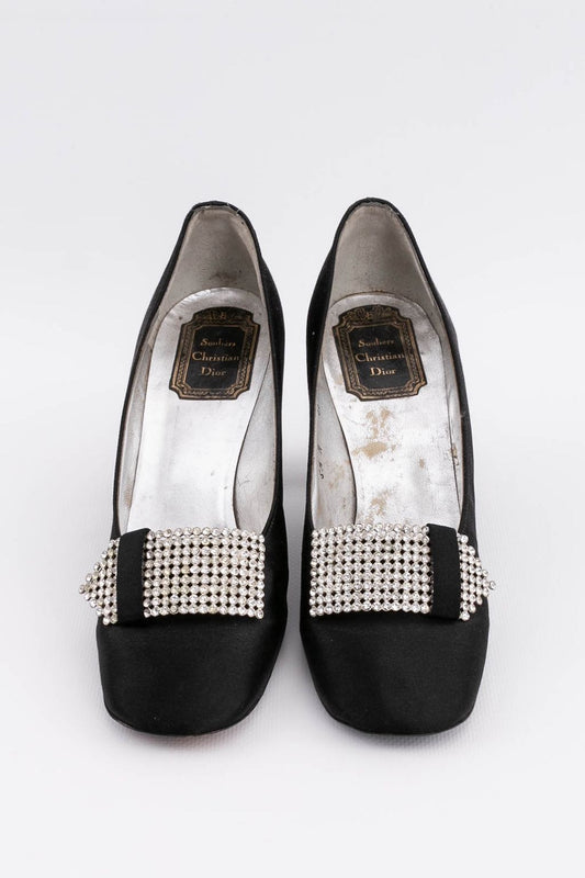 Christian Dior shoes with rhinestones