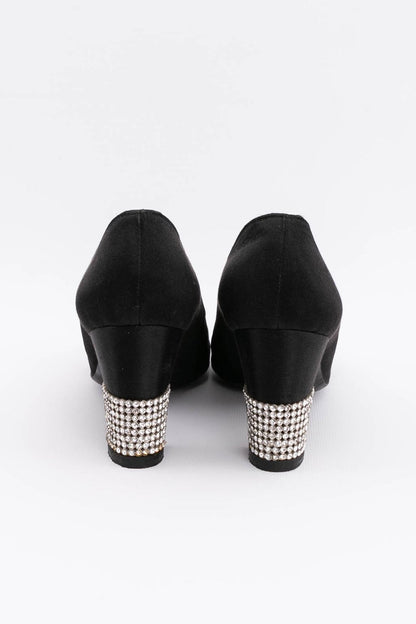 Christian Dior shoes with rhinestones