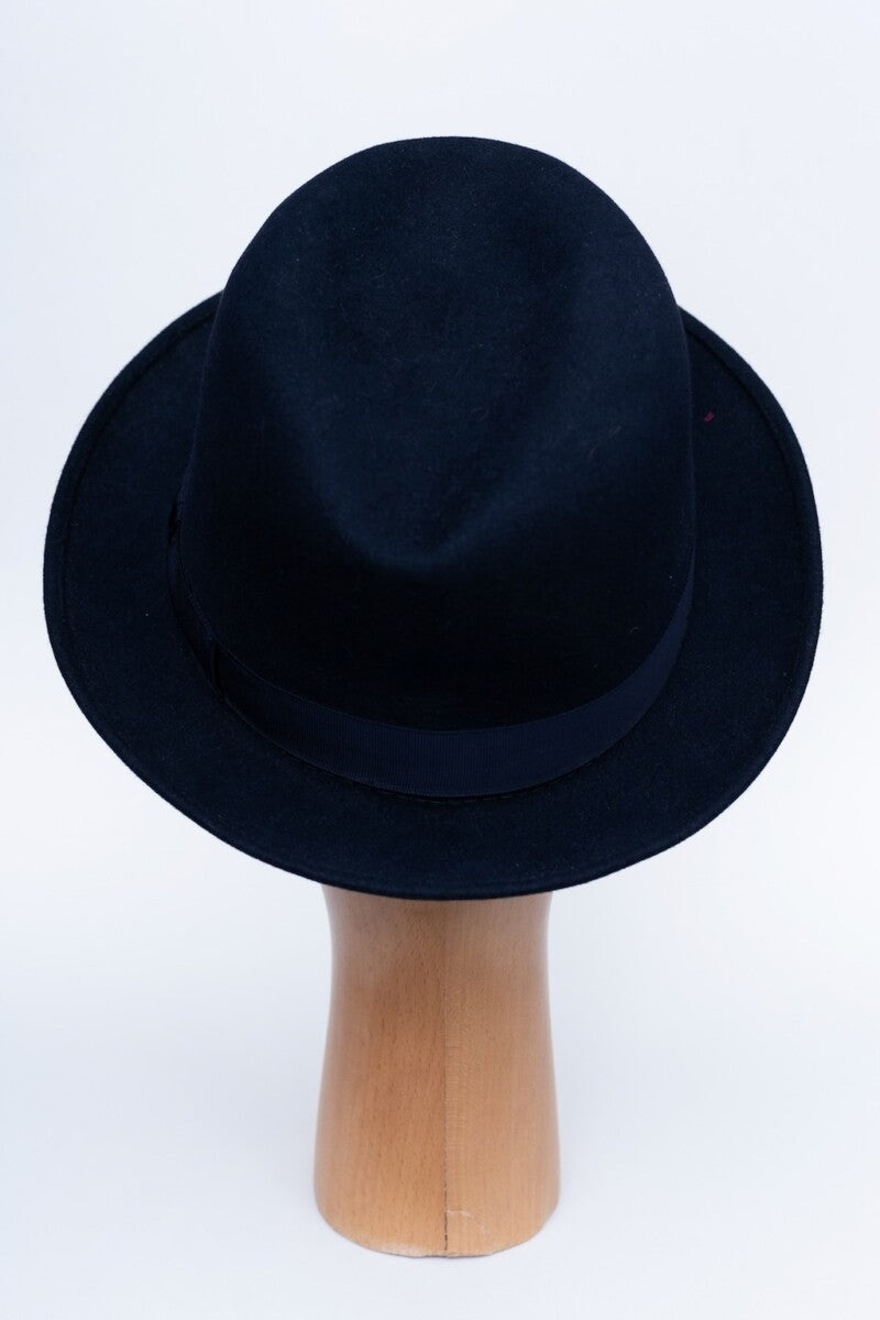 Motsch dark-blue felt hat