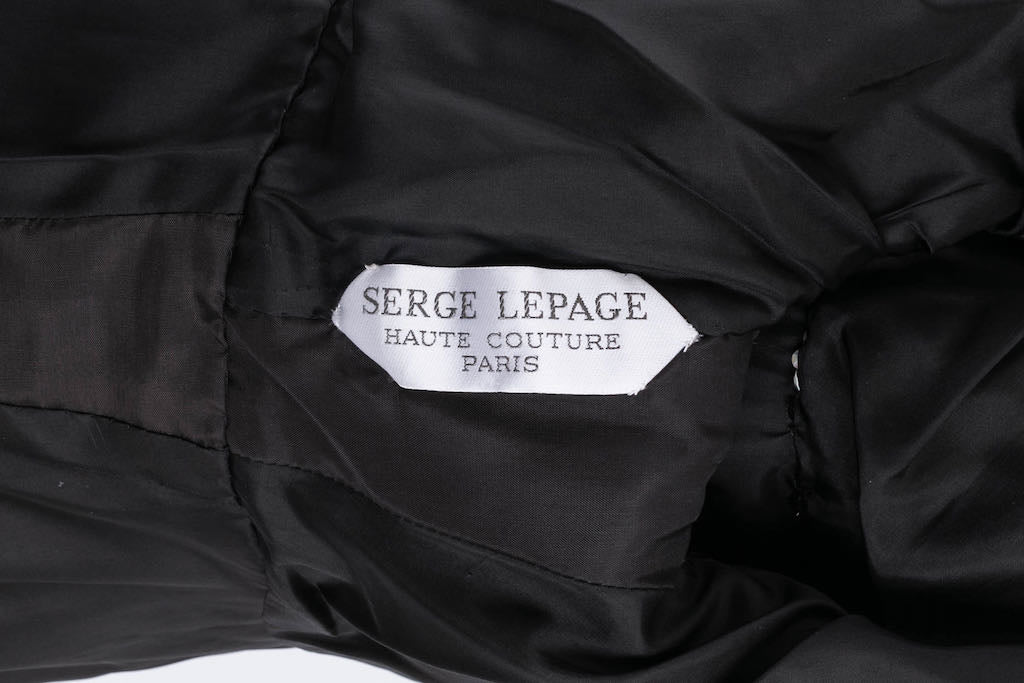 Serge Lepage Haute Couture embroidered top