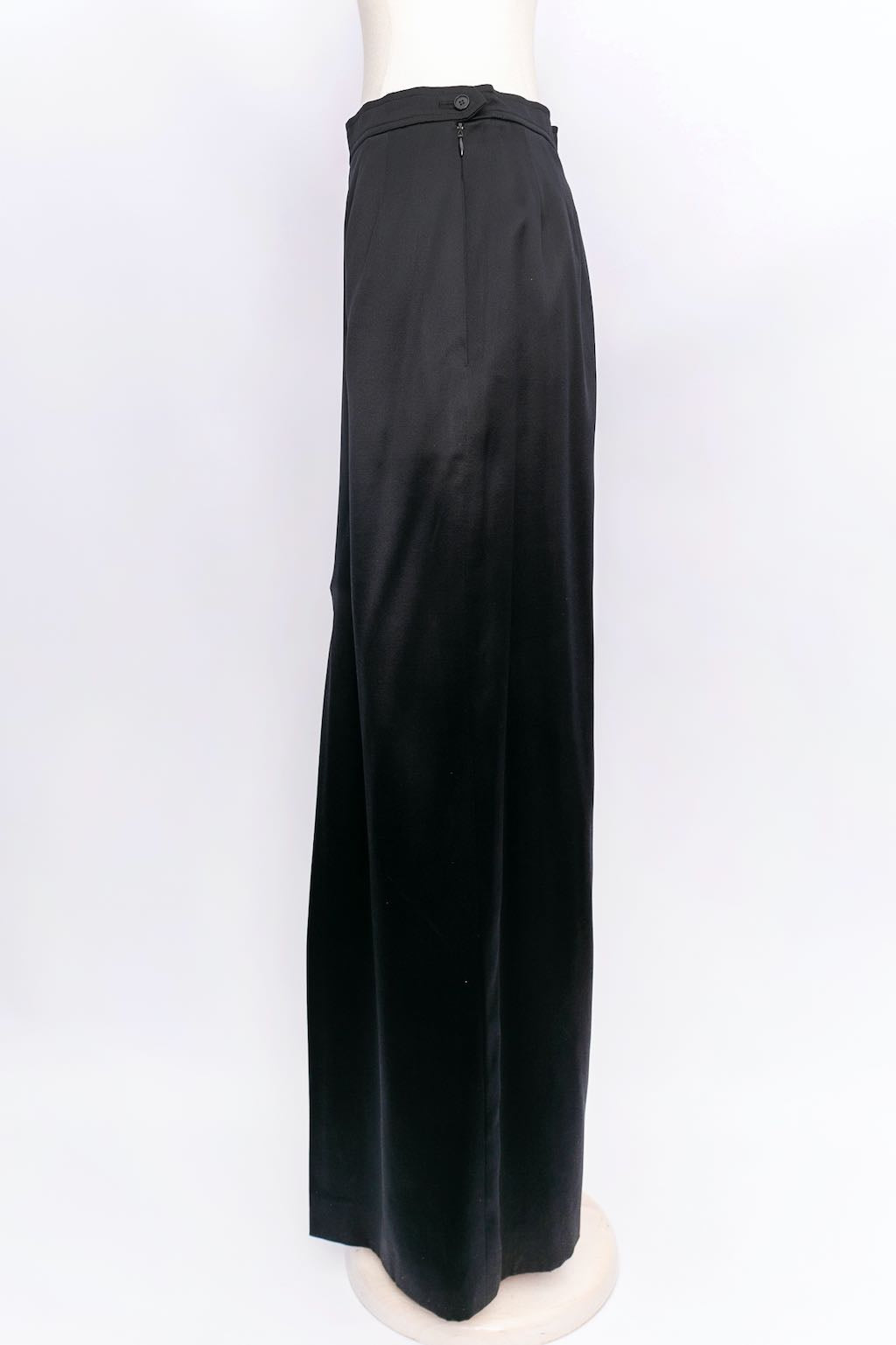 Yves Saint Laurent long silk skirt - Main Image