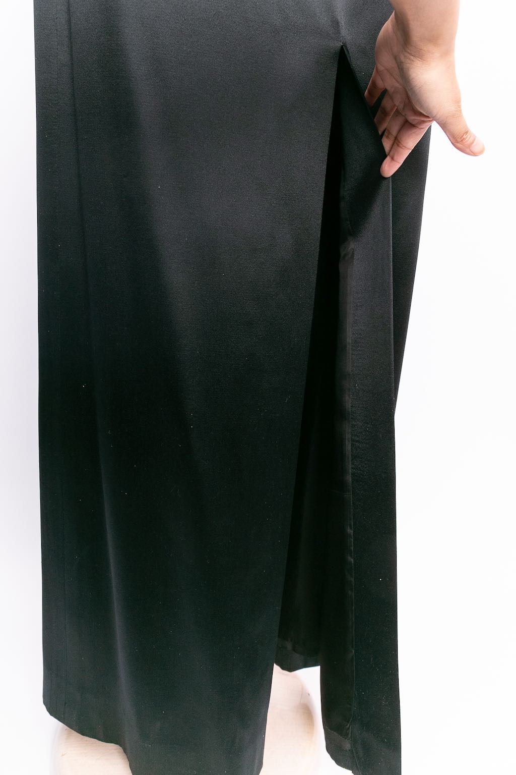 Yves Saint Laurent long silk skirt
