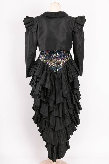 Loris Azzaro bustier dress and its bolero