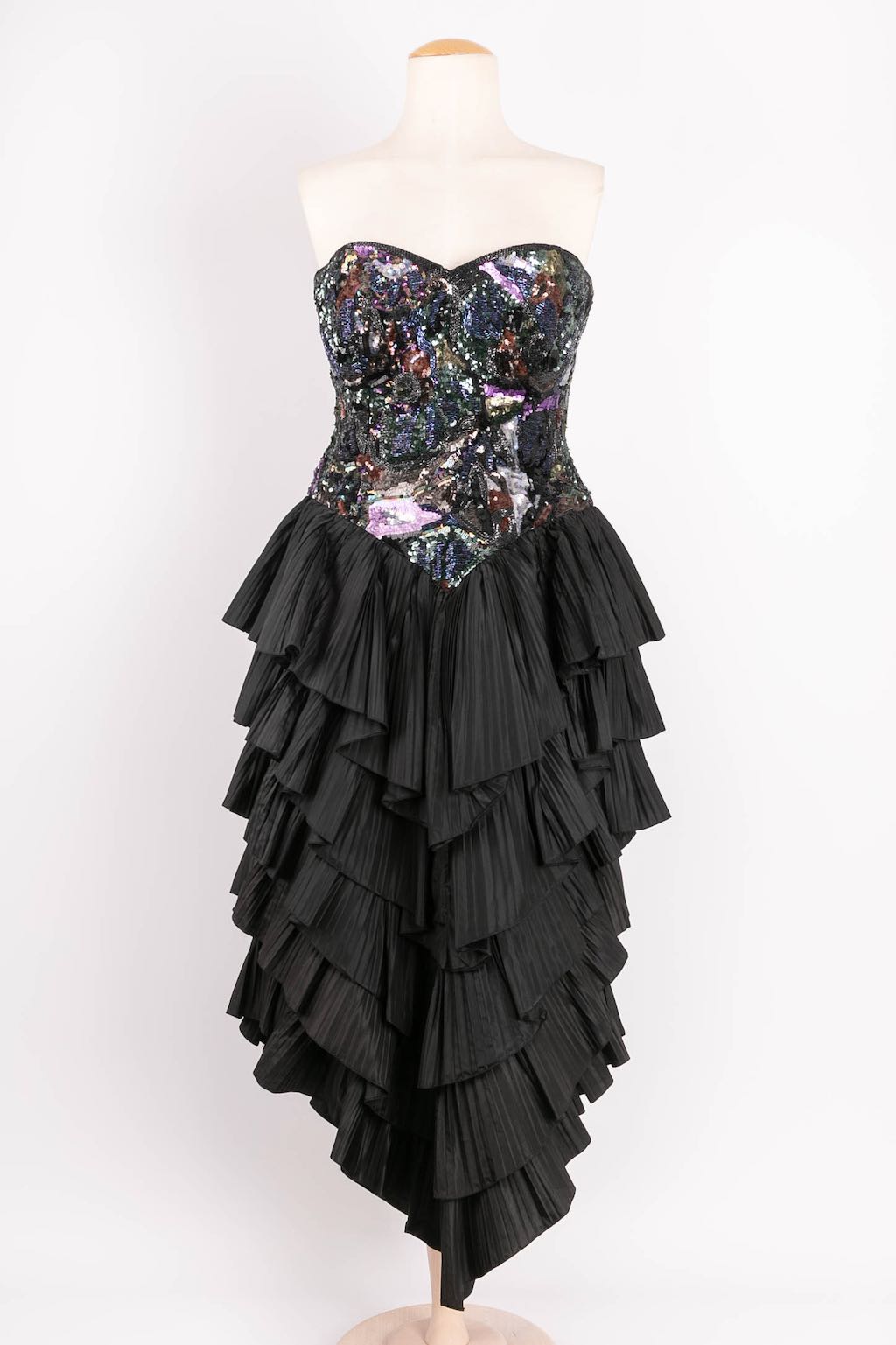 Loris Azzaro bustier dress and its bolero