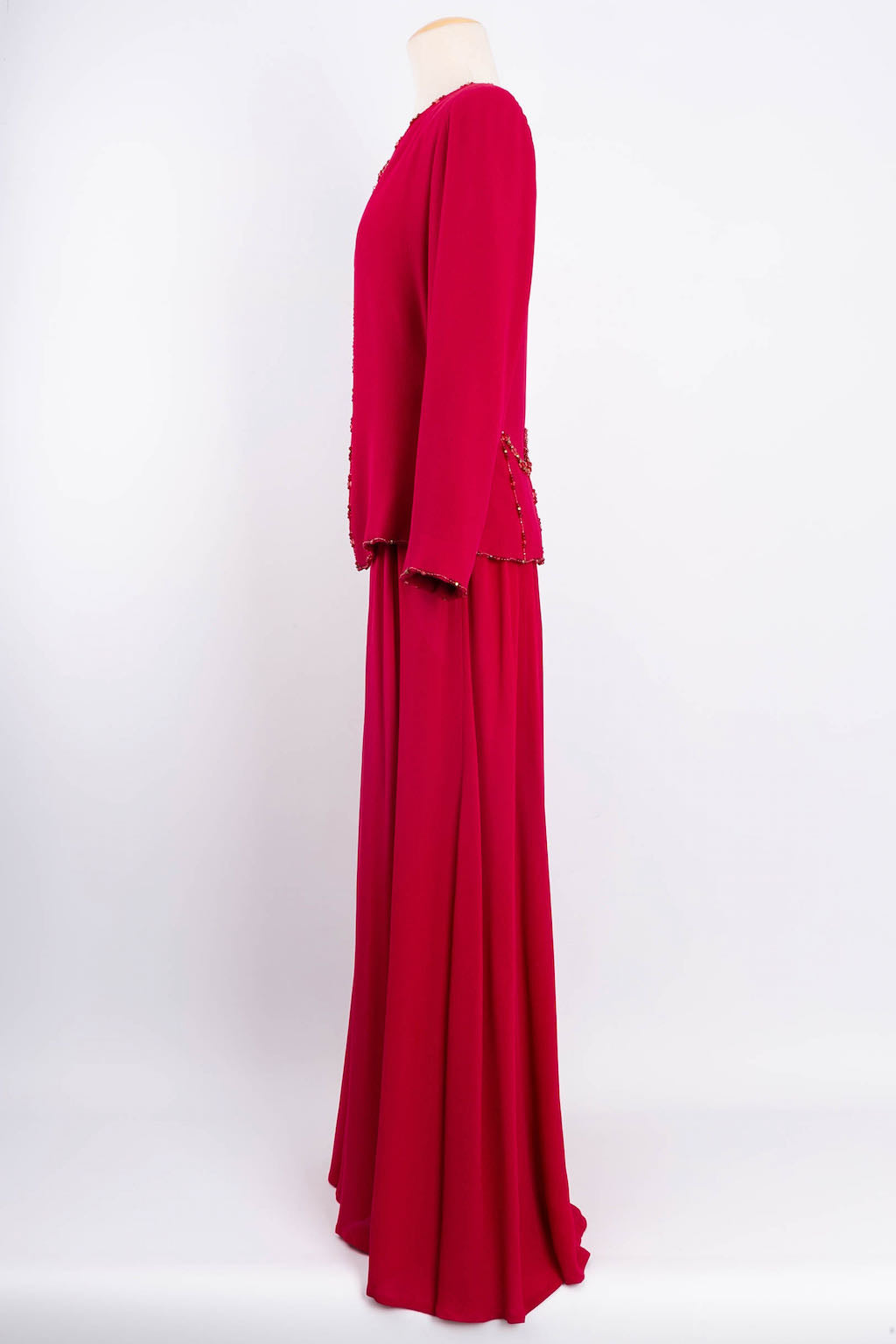 Emanuel Ungaro Haute Couture silk set