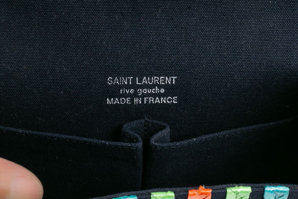 Yves Saint Laurent multi-color bag