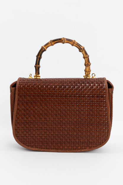 Cosci bag in woven leather