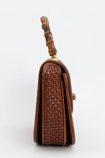 Cosci bag in woven leather