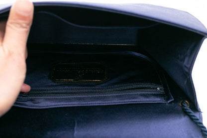 Renaud Pellegrino blue clutch