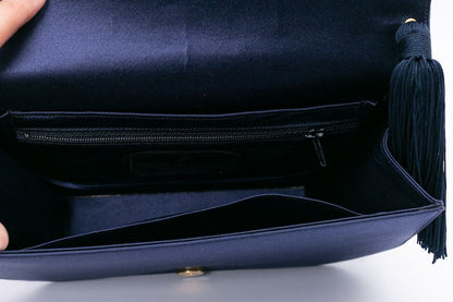 Renaud Pellegrino blue clutch