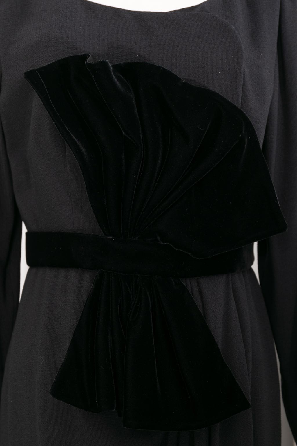 Yves saint Laurent Haute Couture black dress