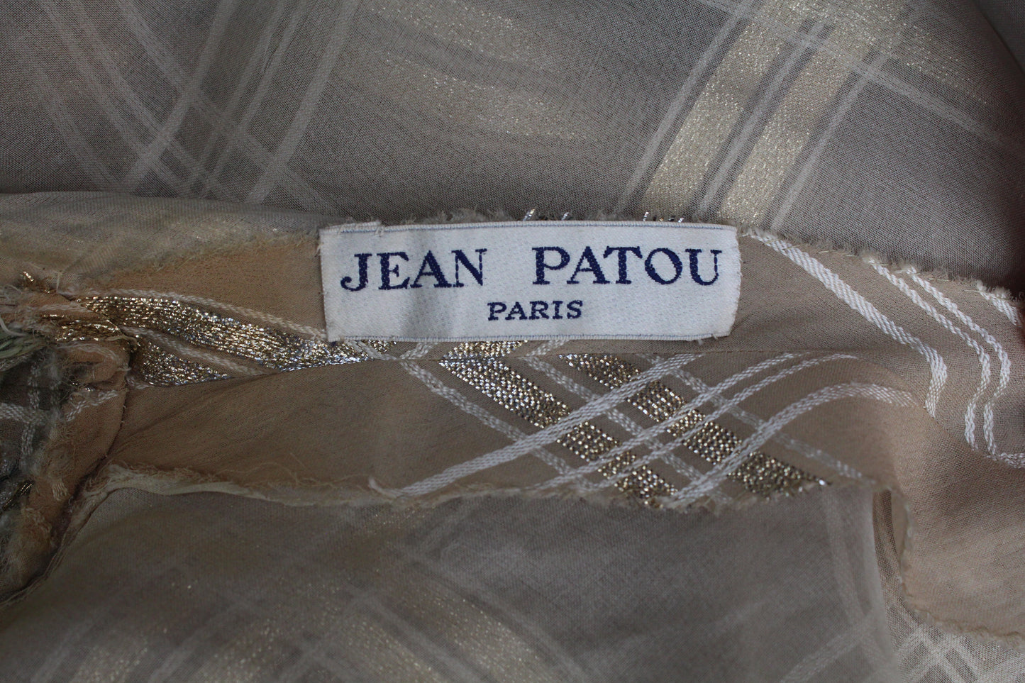 Jean Patou Haute Couture dress