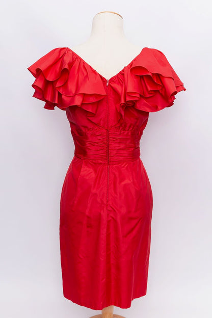 Azzaro taffeta dress