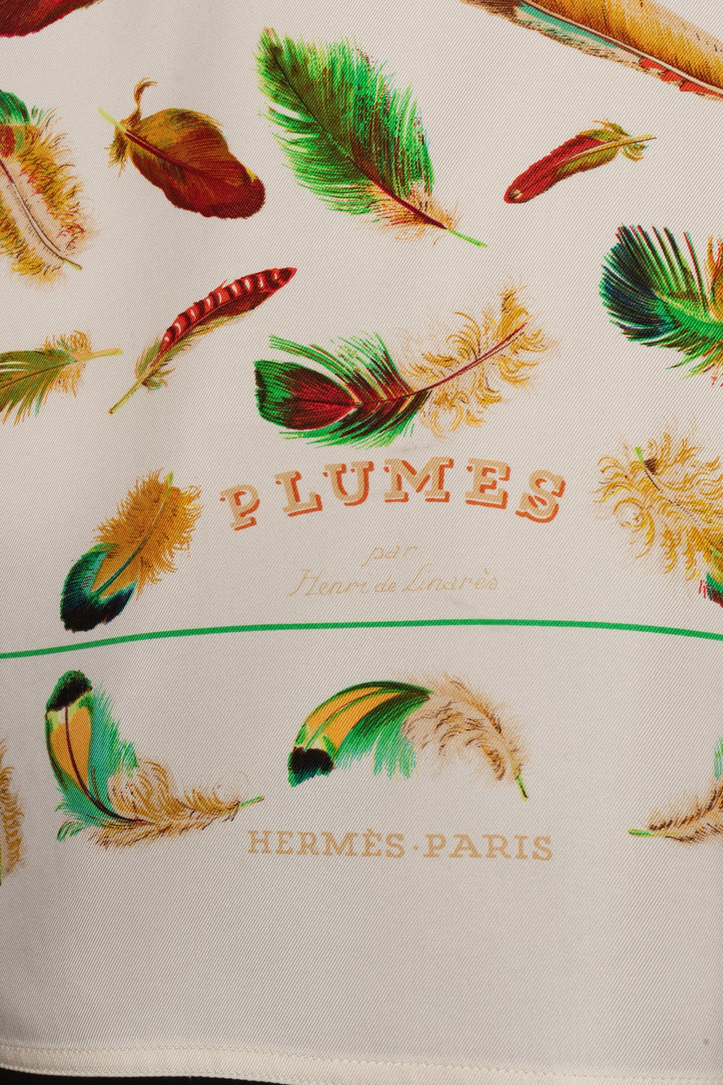 Haut / Chemise Hermès "Plumes"
