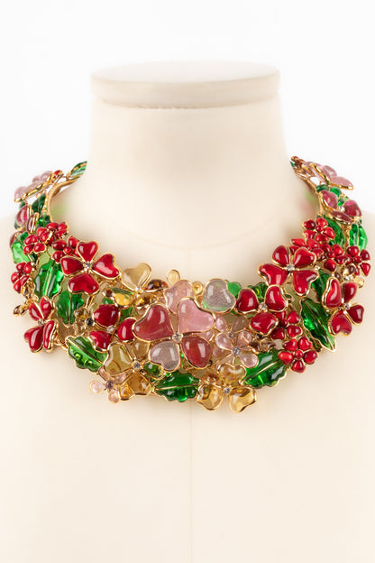 Collier fleurs Augustine