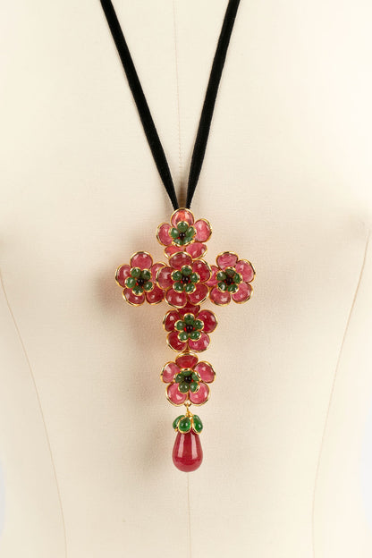 Collier croix Augustine