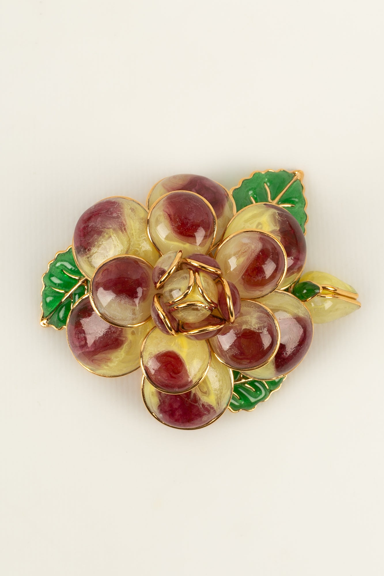 Broche / pendentif fleur Augustine