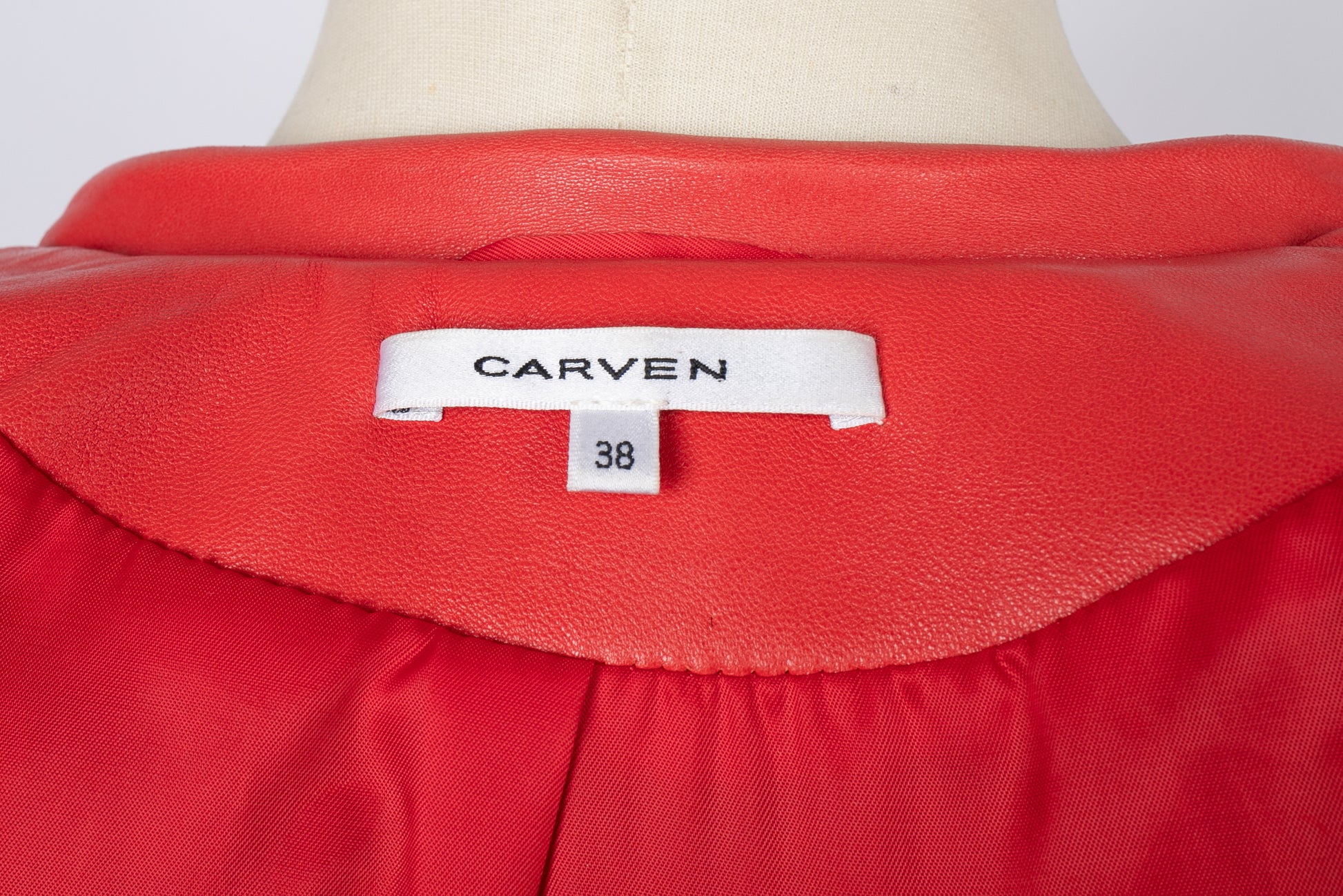 Veste en cuir Carven 