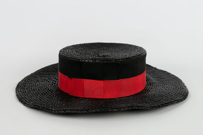 Chapeau de paille Yves Saint Laurent 