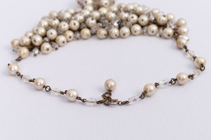 Collier de perles nacrées Chanel (Non signé)