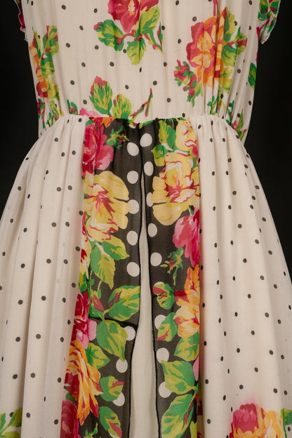 Robe imprimée de fleurs