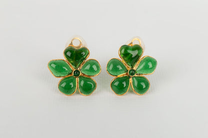 Boucles d'oreilles fleur Augustine