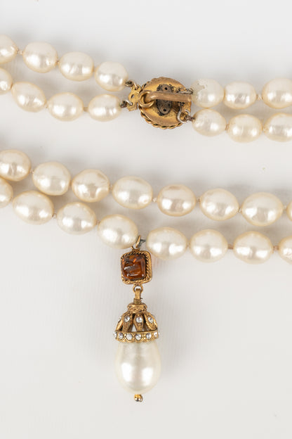 Collier de perles Chanel 1980s