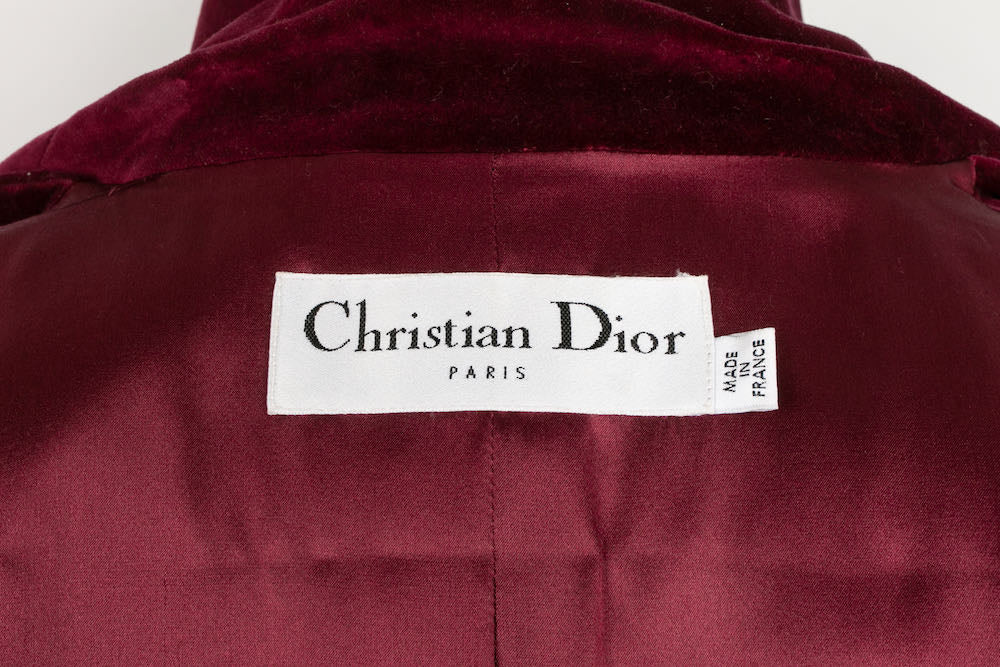 Veste en velours Dior