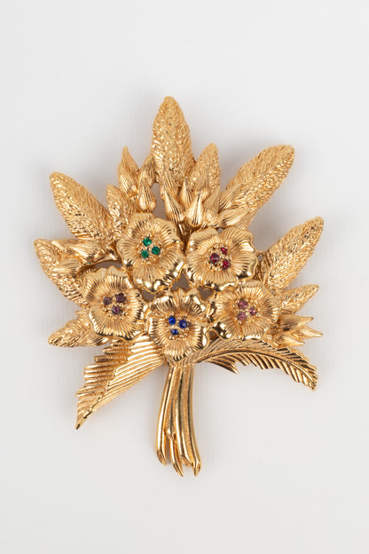 Broche fleurs Dior