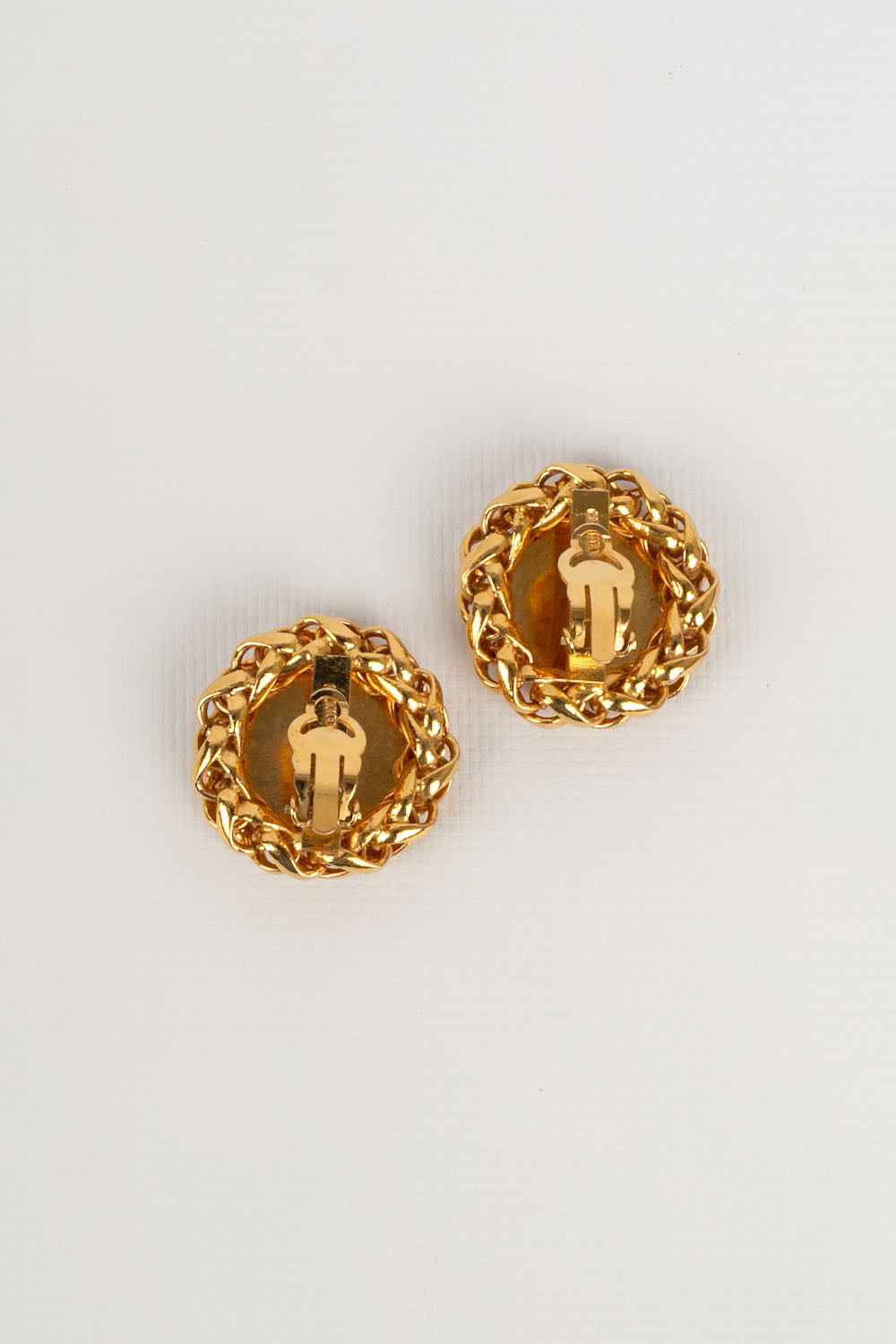 Chanel gold hoop earrings  Les Merveilles De Babellou